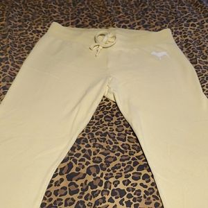 Pink jogging sweatpants